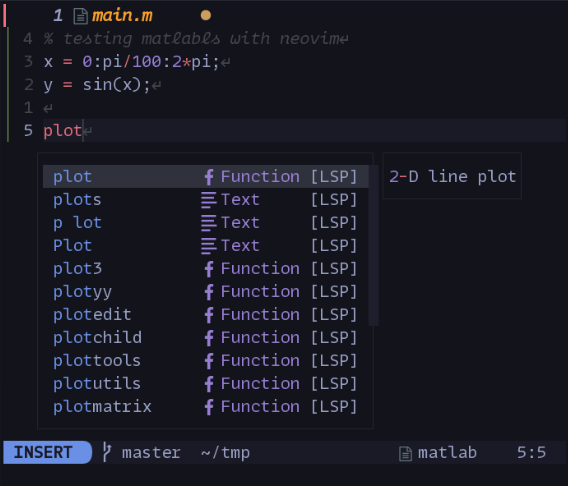 VS Code shows you all the available functions, no need to remember them anymore!